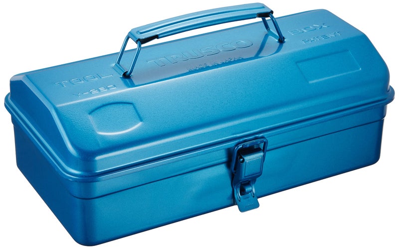 TRUSCO Y-280-B Mountain Tool Box, 12.0 x 64.4 x 4.8 inches (304 x 164 x 123 mm), Blue - Image 1